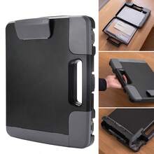 Clipboard With Storage Case Plastic A4 Clipboard Storage Box For School&Office U - Black - View 5