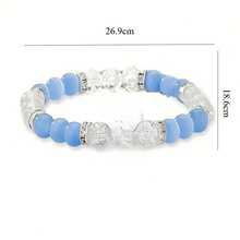 Stitch Bracelet For Women Men - Cute Cartoon Silicone Wristband Adjustable Fashion Jewelry Gift Official Licensed Lilo & Stitch Bracelet - Elastic Beaded Hand Chain Charm Accessories For Kids Adults Stitch Themed Bracelet - Soft Rubber Wristband Cute Character Jewelry For Daily Wear Party Gift - Multicolor - View 4