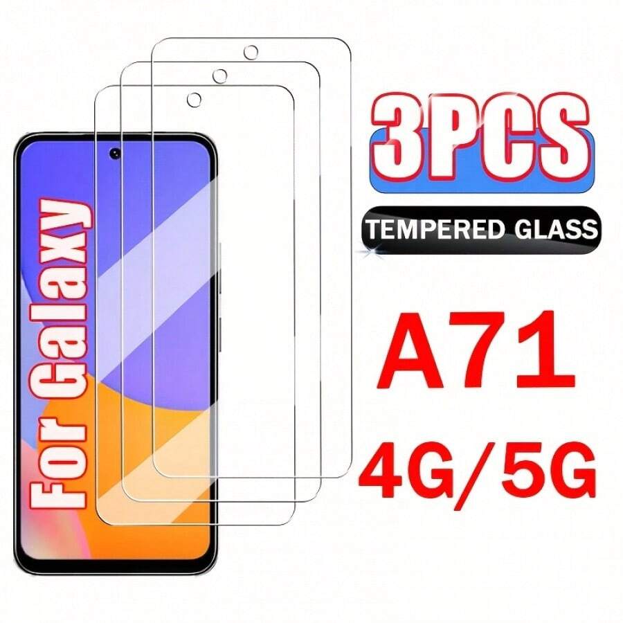 3片装三星Galaxy A71钢化玻璃屏幕保护膜套装 - Galaxy A71 - 查看 1