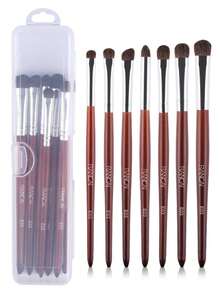 Bộ 7 cọ trang điểm mắt cao cấp bằng sợi tổng hợp, dùng cho phấn mắt, che khuyết điểm, kẻ mắt, kẻ lông mày, tán màu và bắt sáng. - Nhiều màu - Xem 12