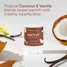 Native Aluminum Free Travel Size Mini Deodorant - Coconut & Vanilla - 0.5oz - 1 - View 4