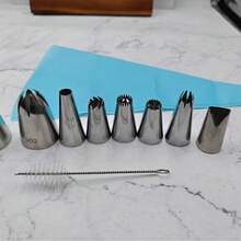 22件套俄罗斯管道喷嘴套装 - 銀色 - 查看 7