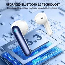 Besnoow Auricolari senza fili - Blu + Viola - Visualizzare 3