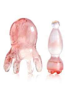 2/3/4pcs/Set Facial Beauty Massage Tool Kit, Including Gua Sha Board, Roller, Massage Stick, Face & Eye Massager, Head Massage Comb, Muscle Relaxation Small Tools, Suitable For Women Facial Beauty Massage - Multicolor - View 16