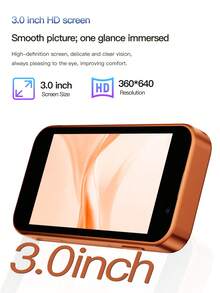 SERVO Mini Smartphone Android 9.0 2GB RAM 16GB ROM Dual SIM Dual Standby 3.0" Display MTK6580 3G WCDMA Dual Camera (2MP+0.3MP) Compact Model - Pink - View 7