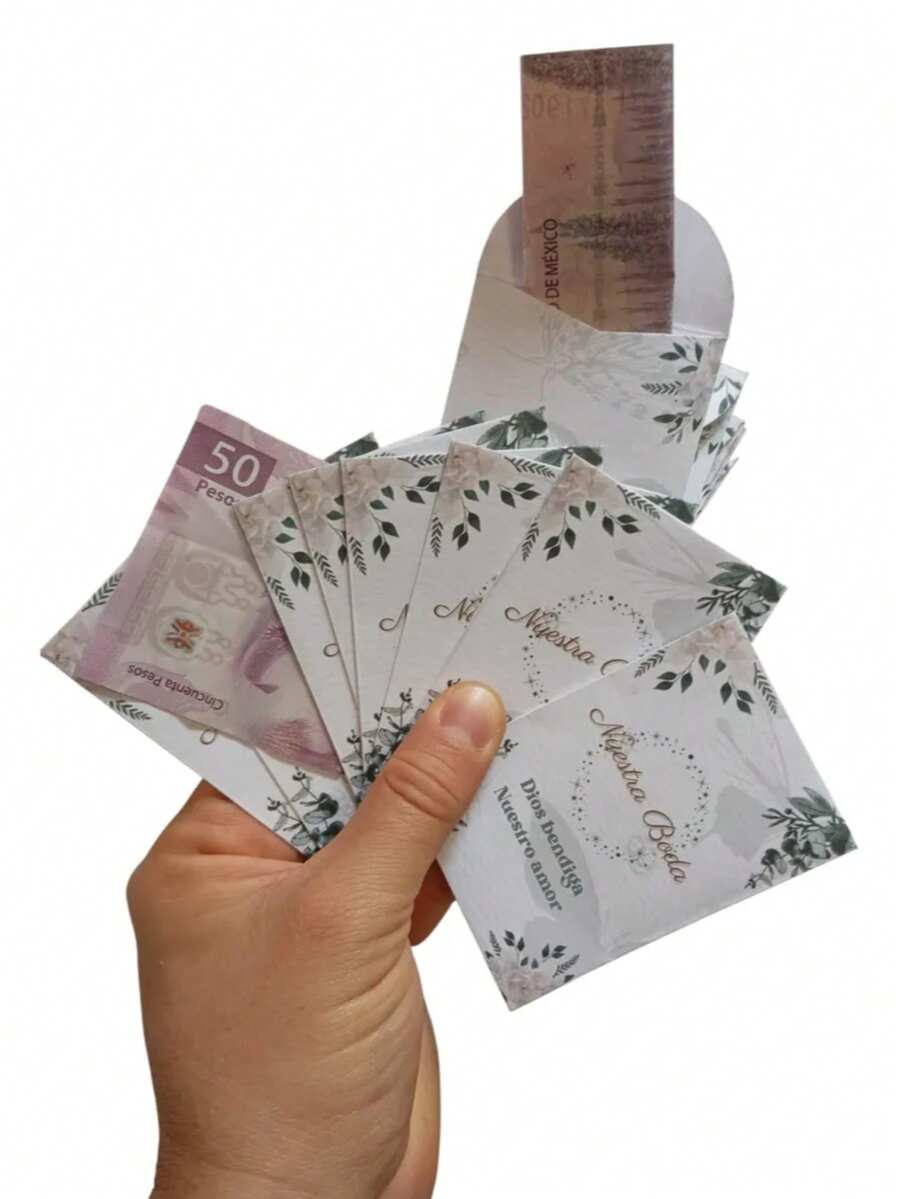 Creative Mariu 50 sobres pequeños de dinero , lluvia de sobres, regalo en efectivo - 50pcs - Ver 1