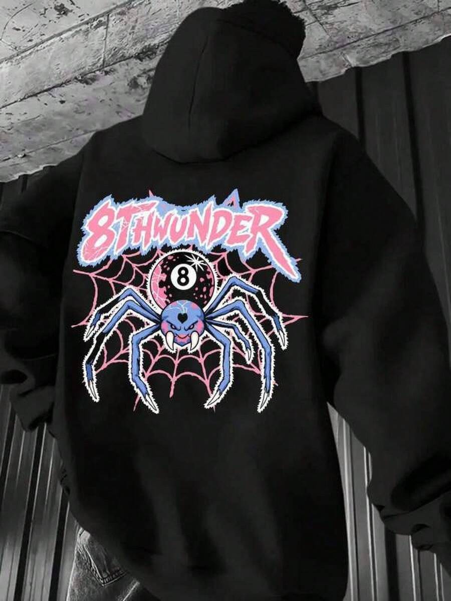 Men Outdoor Hoodies & Sweatshirts - Black - View 1