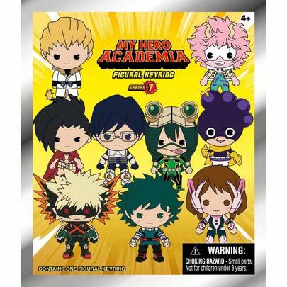 Crunchyroll My Hero Academia cu licență oficială Blind Box Anime Figure Breloc Izuku Midoriya Katsuki Bakugo Ochaco Uraraka Tsuyu Asui Minoru Mineta Rucsac Decor 1buc