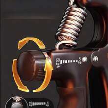 R-Shaped Spring Grip Strengthener, Professional Wrist Strength & Arm Muscle Finger Rehabilitation Training Fitness Equipment - Multicolor - View 3