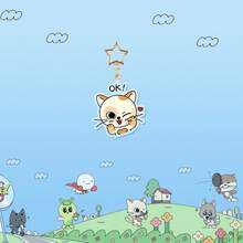 亚克力双面卡通钥匙扣吊坠 - 彩色 - 查看 11