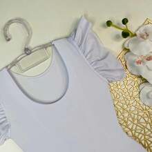 Children's Outfit Set -  Bodysuit, Jeans, Blogger Style - Girls - White Jeans - View 4