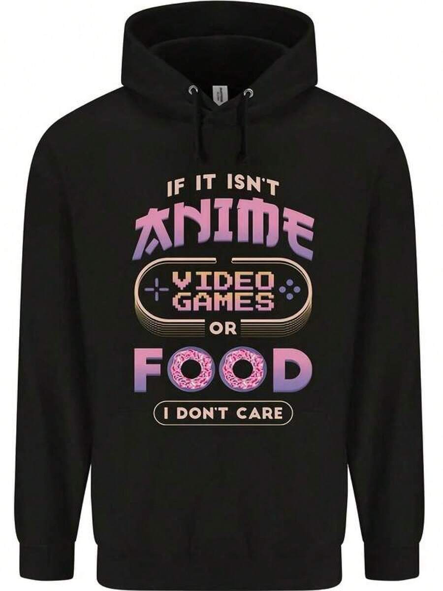 Men Outdoor Hoodies & Sweatshirts - Black - View 1