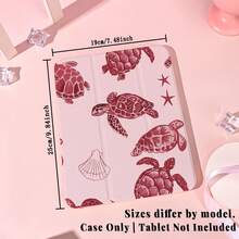 1个带笔槽的多角度磁吸支架保护套，支持自动休眠/唤醒功能，可爱平板电脑保护套，兼容Pro/Air/三星Galaxy A9/S9/S7/S10+/小米Pad/5/6/7 - 彩色 - 查看 10