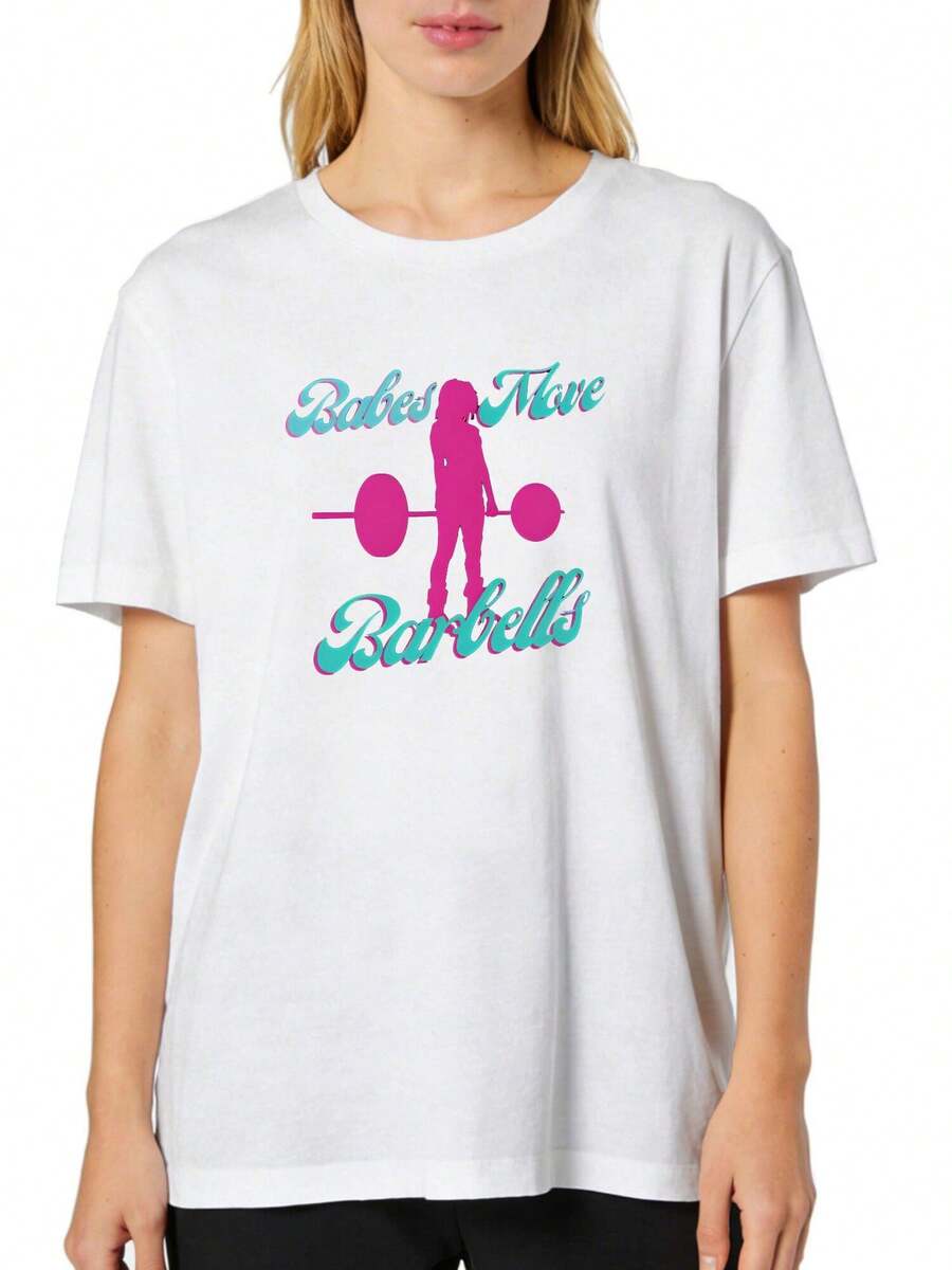 Women's Ireland Rocks Guitar Flag St Patrick's Day Print T-Shirt -  Short Sleeve Crew Neck Top, Casual Attire & Gift For Her, Suitable For All Season, Machine Washable,Streetstyle Top, Women&Men's Clothing - trắng - Xem 1