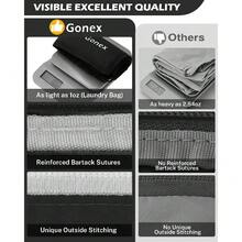 6 Cubitos de Embalaje de Compresión de Malla Extensible (Negro, Tamaño Grande:1L+2M+2S+Bolsa de Lavandería), Organizador de Equipaje para Viaje y Mudanza - 6 piezas grises de tamaño más grande - Ver 6