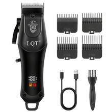 3pcs/2pcs Multi-Functional Haircut Tools, Professional Wireless Hair Clipper With USB Charging And LED Display, Men's Beard Trimmer Set, Precision T-Blade Trimmer, Electric Shaver With Travel Lock, Christmas Gift For Men - Black - View 12