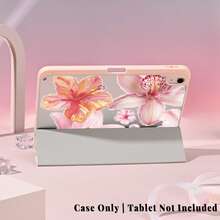 1个带笔槽的多角度磁吸支架保护套，支持自动休眠/唤醒功能，可爱平板电脑保护套，兼容Pro/Air/三星Galaxy A9/S9/S7/S10+/小米Pad/5/6/7 - 彩色 - 查看 8