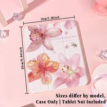 1个带笔槽的多角度磁吸支架保护套，支持自动休眠/唤醒功能，可爱平板电脑保护套，兼容Pro/Air/三星Galaxy A9/S9/S7/S10+/小米Pad/5/6/7 - 彩色 - 查看 10