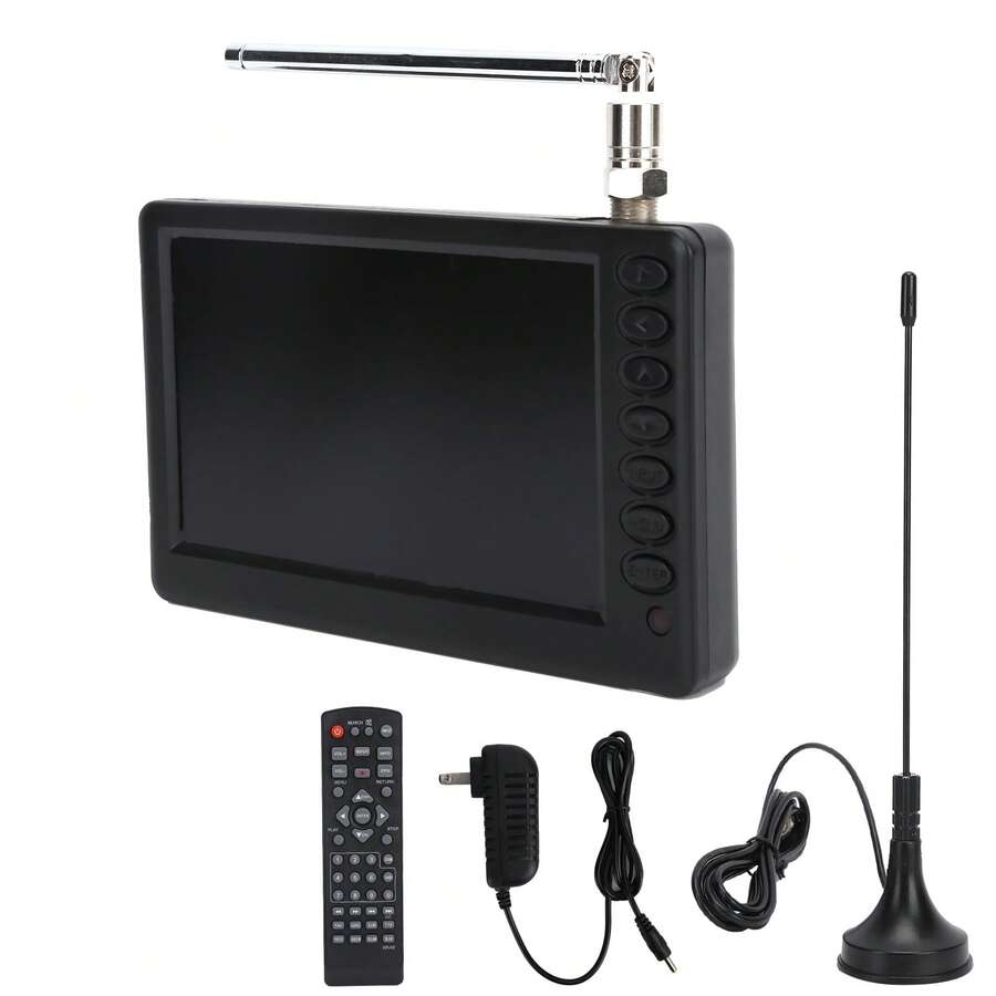 LEADSTAR 5 Inch Digital Television ATSC TV Portable Digital TV for Car Camping Kitchen - Tipo de Enchufe A USA (110-127V) - Ver 1