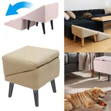 2 In 1 Foldable Dog Vehicle Stair With Footrest Stool Ramp For Dog Vehicle Stairs Footrest Stool - Multicolor - View 5