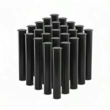 116mm Smell Proof Tube For Pre-Roll Cigarettes Waterproof Moisture-Proof Cigarette Case Container With Squeeze Pop Top Travel Home Smoking Accessories - màu đen - Xem 6