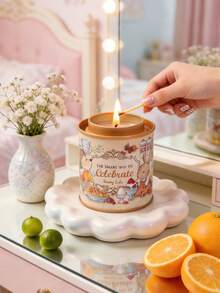 全新香薰蜡烛礼盒套装，包含柠檬、橙子、马蹄莲、薰衣草、玫瑰等多种香型。天然植物香氛，适用于卧室、客厅、书房、派对、婚礼等各种场合。是圣诞节、感恩节、新年、母亲节、情人节、生日、开学季送给女孩、朋友、妈妈、同学的理想礼物。 - 彩色 - 查看 8