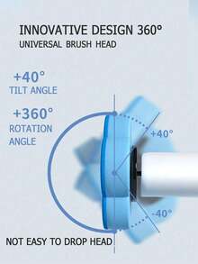 Bộ cọ vệ sinh nhà vệ sinh mới, kiểu dáng sọc, đầu cọ có thể thay thế, 3 đầu cọ màu khác nhau có hương thơm, kèm hộp đựng, thích hợp để vệ sinh bồn cầu, bồn tắm, bồn rửa mặt, sàn nhà. - Nhiều màu - Xem 12