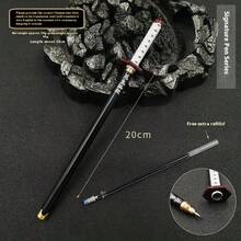 1支2026新款经典动漫签名笔，武器笔，炭治郎笔，善逸水柱笔，虫柱笔，中性笔，史迪奇玩具，旅行玩具，课堂减压玩具，迷你小物，洗澡玩具，圣诞文具，压力球，送给男孩女孩的礼物，情人节，新年，生日，圣诞节，万圣节 - 彩色 - 查看 26