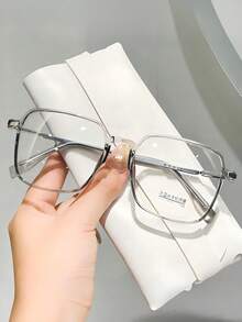 1 Pair Fashionable Ombre Ocean Eyeglasses, Suitable For Outdoor Activities, Transparent Eyewear Accessory, Valentine's Day Gift - Multicolor - View 15