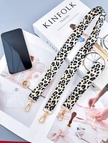 豹纹手机挂绳 | 可调节斜挎/腕带 | INS风解放双手手机链，兼容和安卓手机 - 彩色 - 查看 1