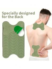50pcs Pack Patches - Herbal Stickers For Joint & Muscle Support, Arm Patch Unisex - Green - View 1