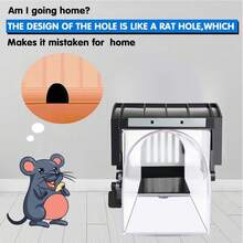 Trampas Para Ratas Ratones Efectivas Automática 2pcs - transparente - Ver 2