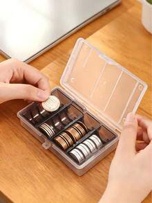 Coin And Banknote Storage Box, Organizer For Storing And Sorting, Small Change Holder For Coins And Bills, Multifunctional Small Item Storage Box - Multicolor - View 3