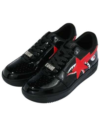 Zapatillas deportivas clásicas de A BATHING AAPE, de corte bajo y unisex, transpirables y antideslizantes, adecuadas para uso diario y deportivo en todas las estaciones