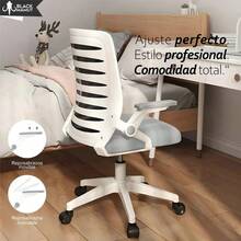 Silla Oficina Giratoria Ejecutiva Escritorio Ergonómica Color Gris - Gris - Ver 4