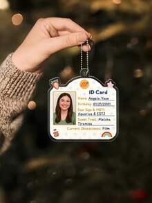 1pc Customizable Template/Teacher ID Card Template | Custom Teacher ID Badge | Name Badge | School & Homeschool ID Card | Custom Id Card Canva - Multicolor - View 4