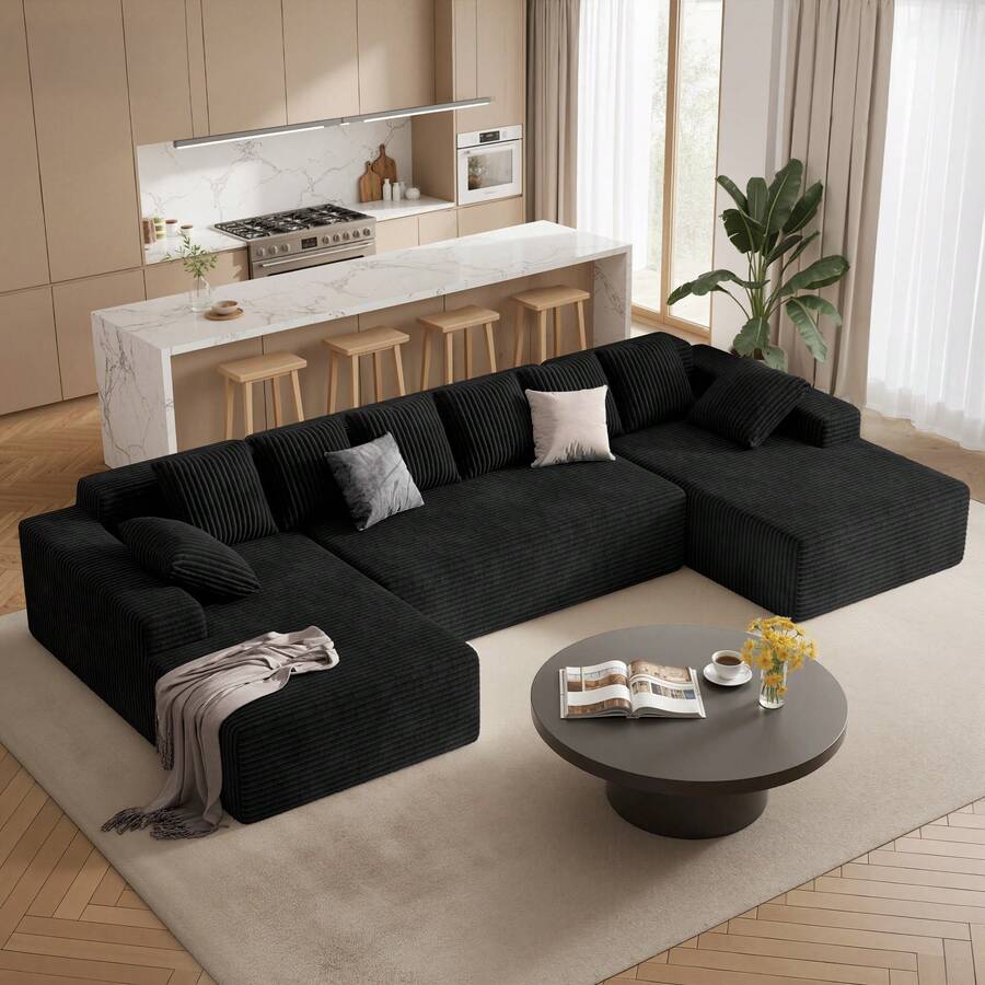 Nalupatio Sofas & Couches - Black - View 1