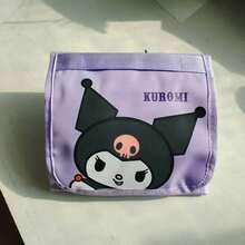 1pc Sanrio High Capacity Foldable Cartoon Cosmetic Bag, Cute Travel Portable Makeup Organizer ,Makeup Bag - Multicolor - View 17