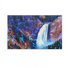 9.84英寸 x 196.85英寸冷压全息彩虹覆盖膜，透明乙烯基自粘防水片 - 細金砂 - 查看 10