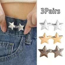 Khóa thắt lưng hình ngôi sao có thể điều chỉnh, khóa thắt lưng nữ không cần may, nút điều chỉnh eo, thích hợp cho eo, đồ thủ công, vật dụng may vá. - nhiều màu - Xem 19