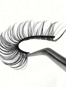 10 Pairs "Girl Group Mango Eyes" 8D Super Fluffy False Eyelashes - Reusable, Create Dramatic Uplifted Eye Shape, Support Customized Segmented Combination - Black - View 3