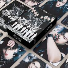 55件/盒 SKids 第二张日本专辑巨型K-POP粉丝周边，限量版SKZ粉丝商品，收藏照片卡，贴纸，节日礼物 - 彩色 - 查看 1