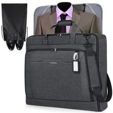 NEWHEY Portable Garment Bag, Hanging Clothes, Business Travel Suit Bag With Shoe Compartment And Shoulder Strap, Waterproof Foldable Suit Luggage Bag, Unisex - Multicolor - View 12