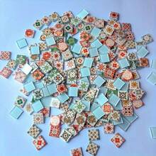 New Special Square Mosaic Glass Decorative Pieces, 150/300g Per Pack, DIY Craft Supplies, Suitable For DIY Projects, Living Room, Kitchen, Bathroom, Home Decor, DIY Creative Handmade Materials - New Suit - View 4