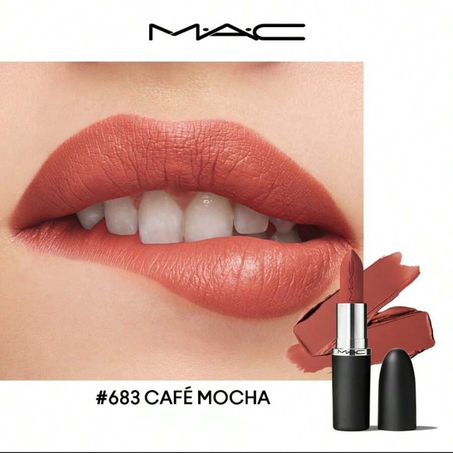MAC M.A.CXIMAL SILKY MATTE LIPSTICK「100% Authentic | Official Quality」「100% Authentic | Official Quality」「Vibrant Pigment | 12H Long-Lasting」「Perfect For Parties & Festivals」「Waterproof & Smudge-Proof」「Flattering For All Complexions」 - 683 Café Mocha - View 1