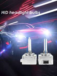35W 6000K D-Series Xenon HID Headlight Bulbs, Philips Pure White Bright Upgrade - A - View 1