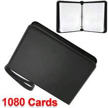 For Trading Cards Album Folder 1080 Pockets Card Binder Holder Gifts - Black - View 10