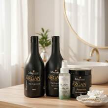 Kit Argan Premium Linha Pós Progressiva + Meu liso Capilar Loccan 120ml - Para viagem - Visão 4