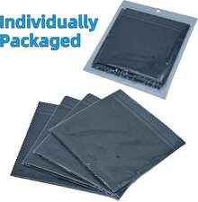 Miaozhun 4 Pack Microfiber Gun Cleaning Cloth, 12"X12" Lint Free Gun Cleaning Rags, Reusable Microsuede Cleaning/Polishing Wipes Towels For Firearms, Knives And Scopes (Black) - 4 件裝 - 查看 5