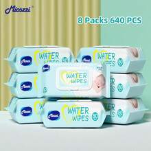 Mioszzi Baby Cleaning Wet Wipes 80pcs,Pure Water, Baby Wet Wipes, Gentle Baby Wipes For Youngsters,Thick & Moist For Newborns & Delicate Skin Care;600+ Count Ultra Soft For Face, Hands & Bottom Clean-2/8/10/12/20 Packs - White - View 12